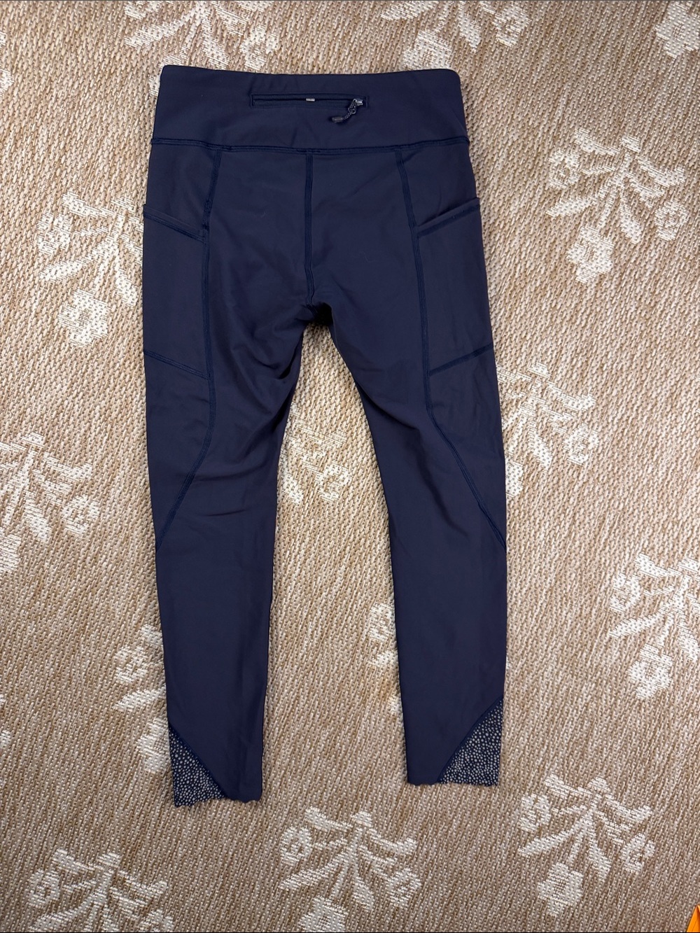 lululemon athletica Navy Leggings with Sparkle Hem - Picture 2 of 3
